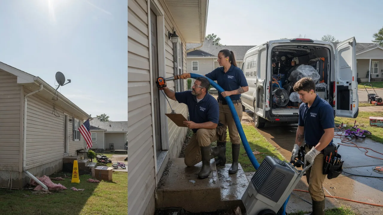 Ceiling Water Damage Restoration in Brodhead, WI near me